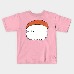 Cute Salmon Sushi - Kawaii Nigiri Sushi Kids T-Shirt